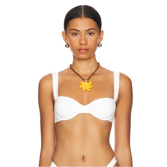 Lovers and Friends from REVOLVE Chasing Sunsets Underwire Top in White - Picture 5 of 8